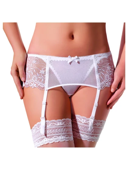 Romance model 17591329 Bílý podvazkový pás - Ewana
