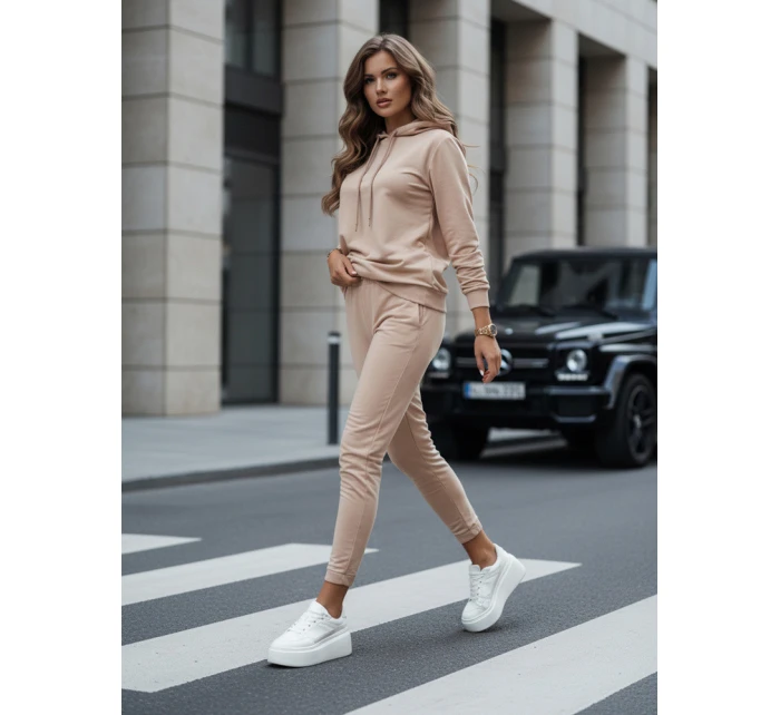 Dámska tmavobéžová tepláková súprava MIGEL FashionStreet AY1086