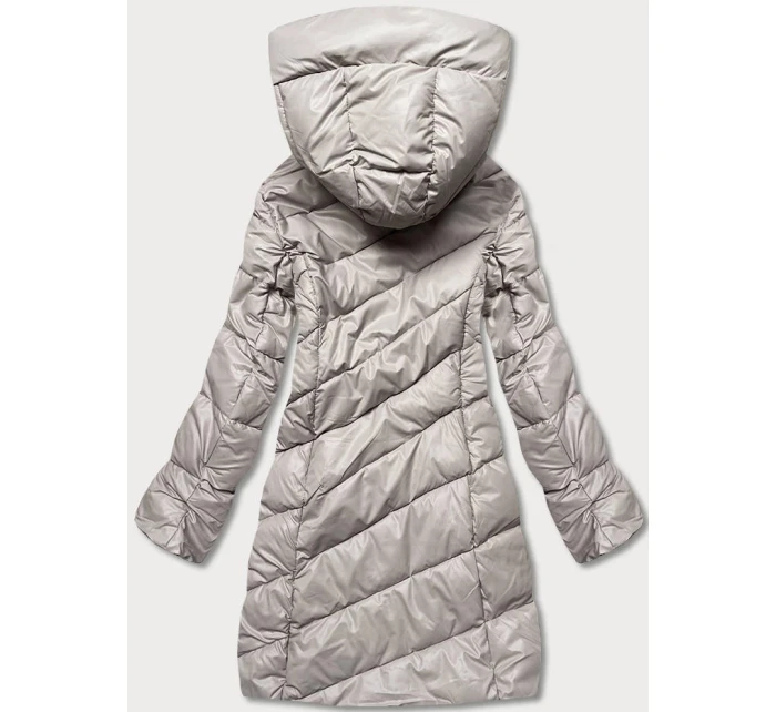 Dámska zimná bunda béžová (TY041-59)