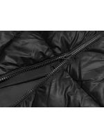 Čierna dámska prechodná bunda (YP-22081-1) Čierna dámska prechodná bunda (YP-22081-1)