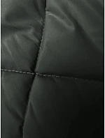 Dlouhá dámská oversize vesta v army barvě model 18934789 - J.STYLE Dlouhá dámská oversize vesta v army barvě model 18934789 - J.STYLE