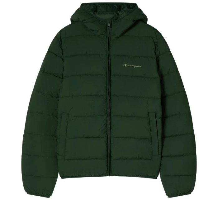 Pánská bunda s kapucí zelená  pánské model 21813678 - CHAMPION
