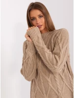 Sukienka BA SK  ciemny bezowy model 19001729 - FPrice