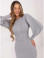 Šaty RV SK 6079.65 sivá