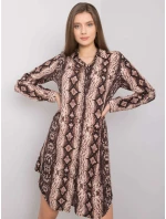 Šaty TO SK hnědá model 15133355 - FPrice Šaty TO SK hnědá model 15133355 - FPrice