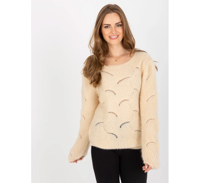 Sweter TW SW BI model 22003962 beżowy - FPrice