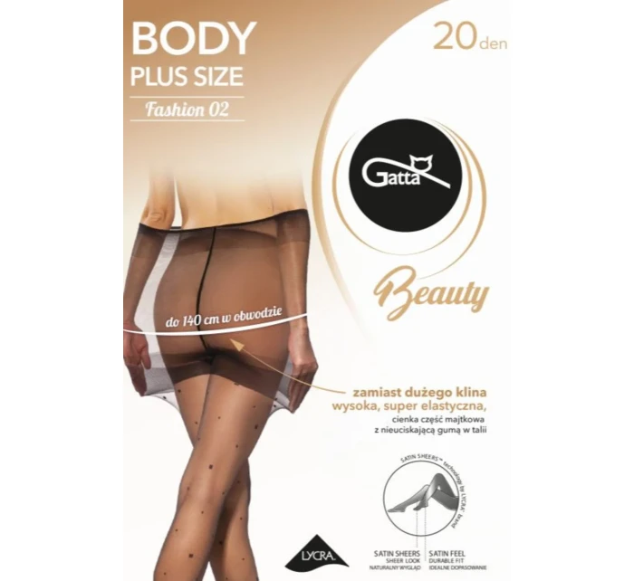 BODY PLUS 02 VZOROVANÉ PUNČOCHÁČE model 20984120 - Gatta BODY PLUS 02 VZOROVANÉ PUNČOCHÁČE model 20984120 - Gatta