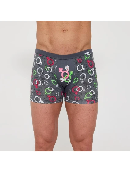 Cornette Tattoo 280/256 Plavecké boxerky 3XL-5XL