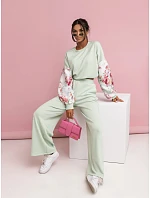 Ležérní souprava s rukávy a širokými nohavicemi model 22049180 - Moon