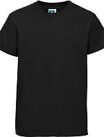 Russell Athletic 180B Detské tričko z hrubej bavlny „Authentic“ 10.180B čierne