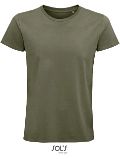 SOL'S Pioneer Men Pánske tričko z bio bavlny 25.3565 khaki