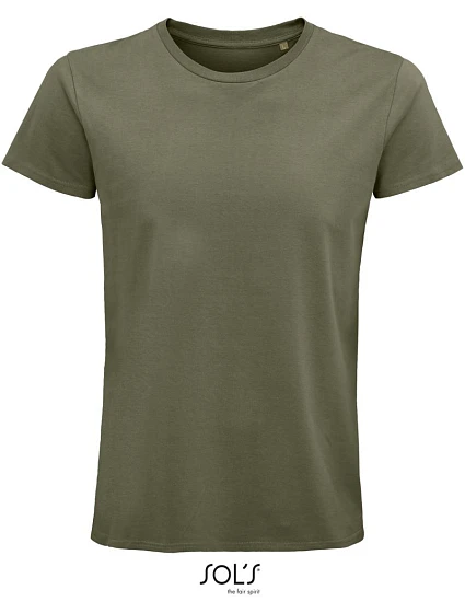 SOL'S Pioneer Men Pánske tričko z bio bavlny 25.3565 khaki