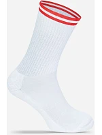 L Tenisové ponožky "Premium" white/red model 22455906 - Mr. Socks L Tenisové ponožky "Premium" white/red model 22455906 - Mr. Socks