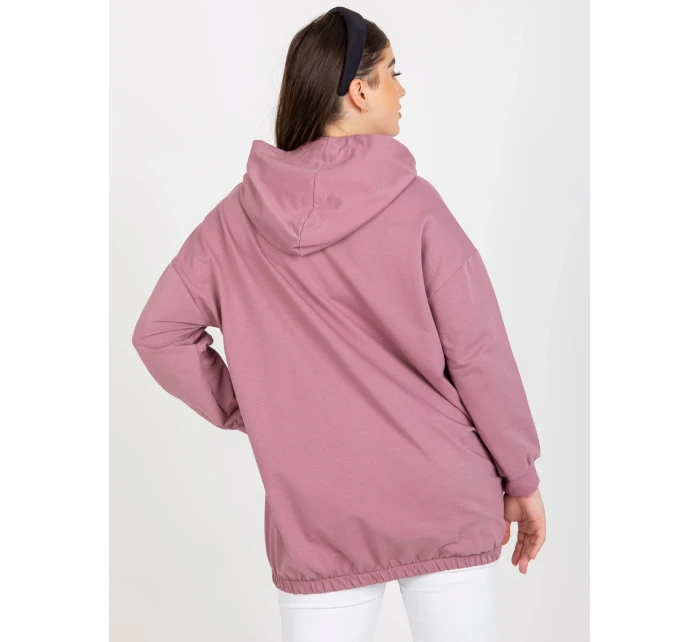 Mikina RV BL 8302.78 tmavo ružová