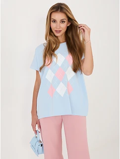 Bluzka RV BZ model 22102511 jasny niebieski - FPrice