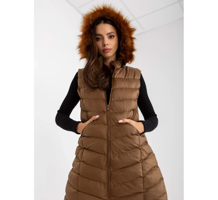 Dámska vesta RV KZ 008.00P hnedá