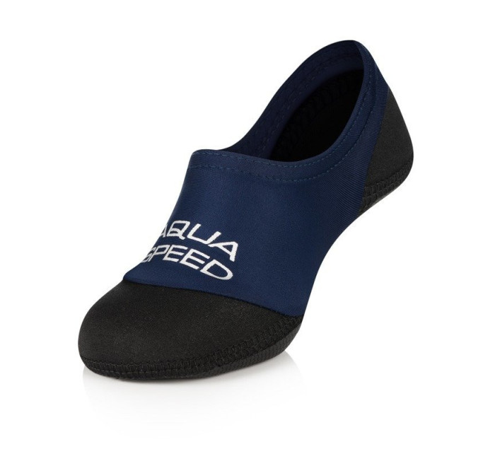 AQUA SPEED Ponožky na plávanie Neo Navy Blue Pattern 10