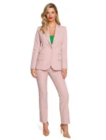 Dámske sako K141 púder ružová - Makover