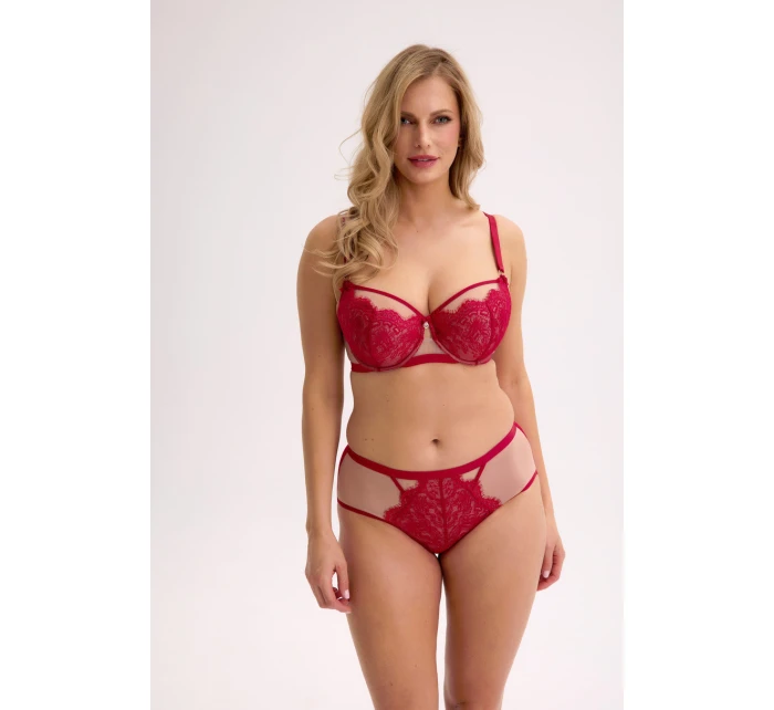 POLOMÄKKÁ PODPRSENKA AINA PRODUKT 1273 ČERVENÁ