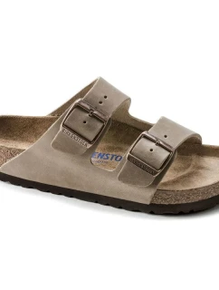Birkenstock Arizona Soft Footbed Oiled Leather Tabacco Brown úzke žabky pre mužov/dámy (0552813)