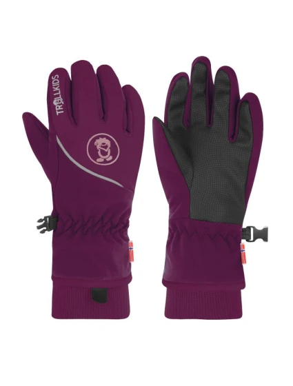 Detské softshellové rukavice Trollkids Trolltunga pre chlapcov/dievčatá (931-229)