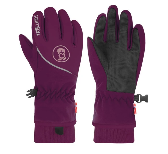 Detské softshellové rukavice Trollkids Trolltunga pre chlapcov/dievčatá (931-229)