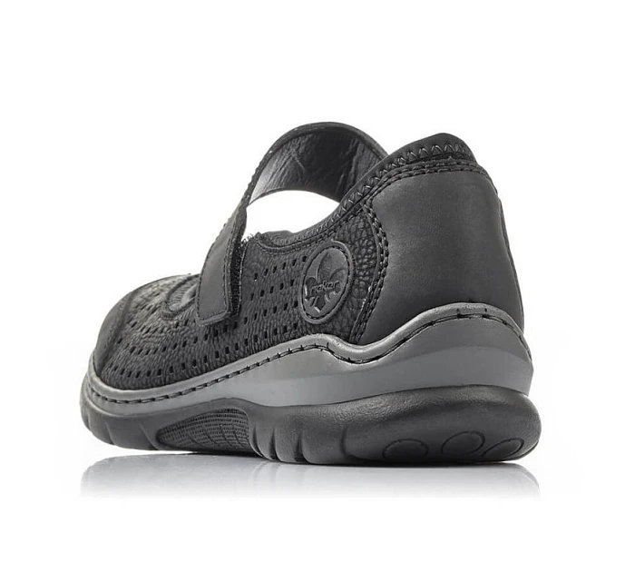 Pohodlná polobotka W černá model 22050507 - Rieker Pohodlná polobotka W černá model 22050507 - Rieker