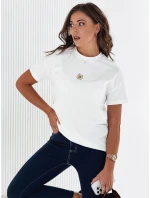 Dámske tričko FLORTA ecru FashionStreet RY2569