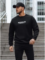 Pánská mikina s potiskem černá Dstreet model 21993009 - FashionStreet