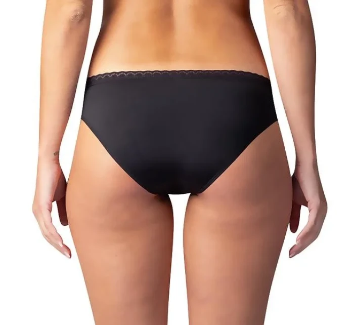 Dámské kalhotky s krajkou model 20897516 MICRO SLIP  černá - Bellinda