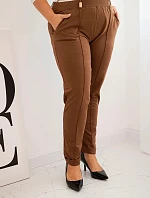 Dámske bavlnené nohavice nadmernej veľkosti s elastickým pásom Camel