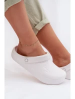 Dámské pantofle z Big Star Bílé model 22016676 - Big Star Shoes Dámské pantofle z Big Star Bílé model 22016676 - Big Star Shoes