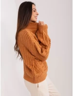 Sweter AT SW model 18909236 jasny brązowy - FPrice