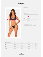 Zmyselná podprsenka Estiqua bra - Obsessive Zmyselná podprsenka Estiqua bra - Obsessive