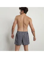 Pánské volné boxerky 2 ks BOXER Green / Tmavě modrá s šedou model 20084638 - DIM Pánské volné boxerky 2 ks BOXER Green / Tmavě modrá s šedou model 20084638 - DIM