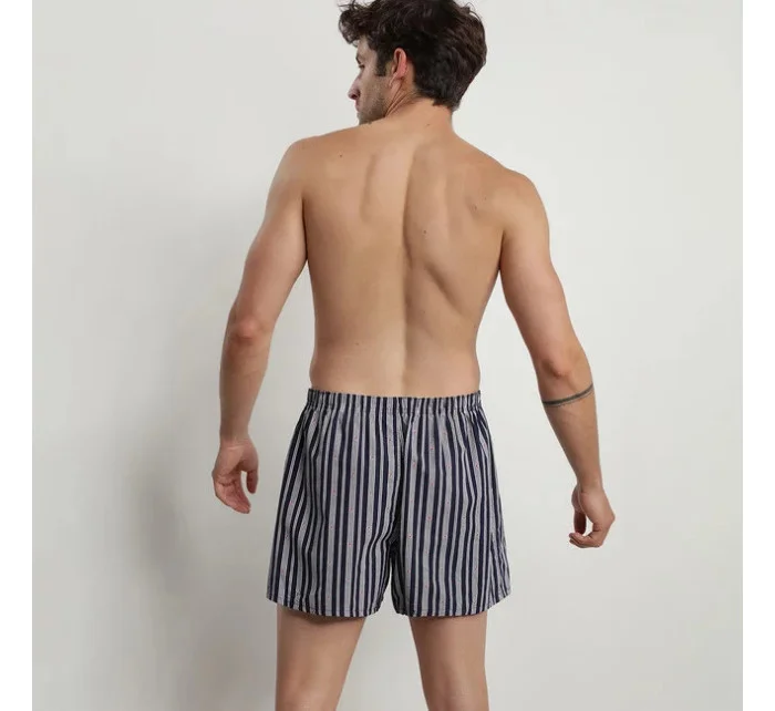 Pánské volné boxerky 2 ks BOXER Green / Tmavě modrá s šedou model 20084638 - DIM Pánské volné boxerky 2 ks BOXER Green / Tmavě modrá s šedou model 20084638 - DIM