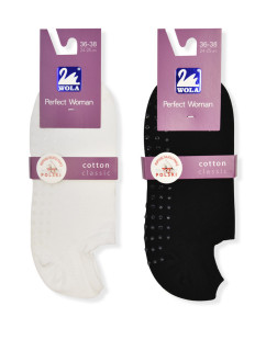 Hladké dámske ponožky + ABS