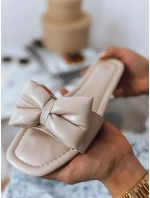 Dámské žabky beige Dstreet model 21964584 - FashionStreet