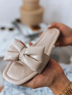 Dámske žabky BRANDY beige FashionStreet ZY0162