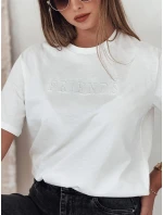 Dámské tričko ecru Dstreet model 21976486 - FashionStreet Dámské tričko ecru Dstreet model 21976486 - FashionStreet