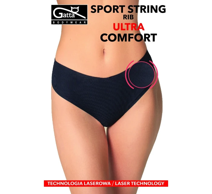 Dámske nohavičky string Gatta 41004 Sport RIB Ultra Comfort S-XL Dámske nohavičky string Gatta 41004 Sport RIB Ultra Comfort S-XL