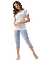 Luna 696 cr/r M-2XL L24 dámske pyžamo Luna 696 cr/r M-2XL L24 dámske pyžamo