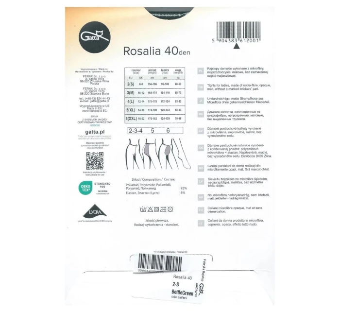 Dámske pančuchy Rosalia 40den - GATTA Dámske pančuchy Rosalia 40den - GATTA