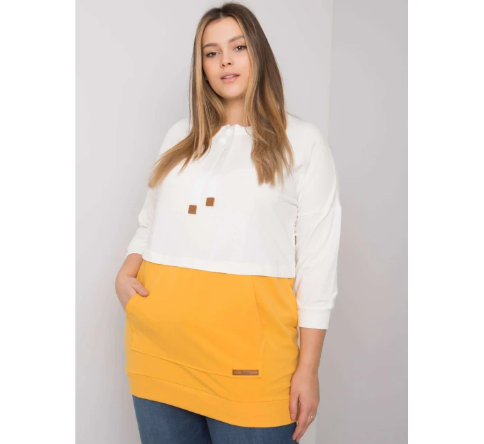 Mikina RV BL 6845.51P biela a žltá Mikina RV BL 6845.51P biela a žltá