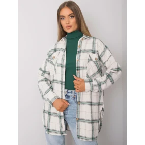 Košeľa TO KS 0810 3.32 biele a zelené Košeľa TO KS 0810 3.32 biele a zelené