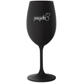 PAUSE - čierny pohár na víno 350 ml PAUSE - čierny pohár na víno 350 ml