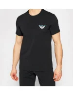 Pánske tričko krátky rukáv - 110853 2R525 00020 - čierne - Emporio Armani