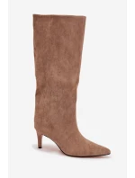 Topánky na podpätku model 221146 Krok vo veľkom štýle