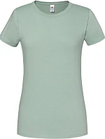 Fruit of the Loom Lady-Fit Iconic 195 T Dámske tričko z hrubej bavlny 16.1424 sage