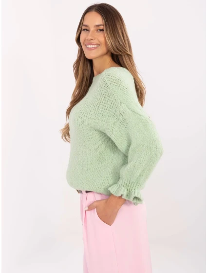 Sweter MI SW model 20849260 pistacjowy - FPrice